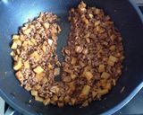 みそ味ひき肉中華丼作り方5写真