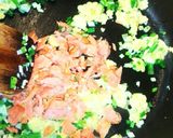 ♥焼き鮭と卵の醤油風味のチャーハン♥作り方2写真