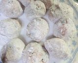 大葉と梅肉の鶏ボール唐揚げ♪作り方5写真