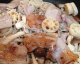 秋味!豚バラとレンコンの照り焼き作り方4写真