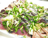 茗荷と大葉で♪さっぱりかつおたたき作り方7写真