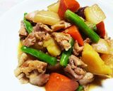 簡単計量☆鶏と根菜の煮物（圧力鍋使用）作り方5写真