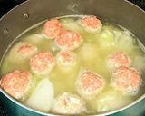 タイ風スープ☆ゲーンチュートーフー作り方2写真