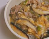 豚こま卵あんかけ丼作り方5写真