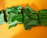 簡単♪フライパンひとつで空芯菜のおひたし作り方4写真