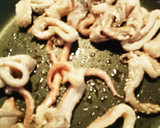 イカと韓国海苔でつまみ すだち 簡単作り方1写真