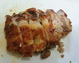 わさび醤油でバターチキン丼作り方3写真