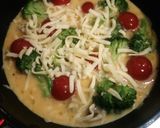 牡蠣と野菜の☆スパニッシュオムレツ☆作り方4写真