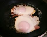 こだわりの♪ベーコンエッグ丼作り方3写真