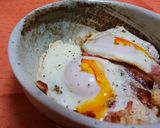 こだわりの♪ベーコンエッグ丼作り方4写真