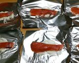 秋鮭とたっぷりきのこのホイル焼き♪作り方5写真