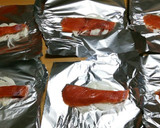 秋鮭とたっぷりきのこのホイル焼き♪作り方5写真