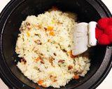 炊飯器にお任せ♪ 鶏肉のミルクピラフ作り方10写真
