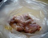 照り焼きハーブチキンのベーグルサンド作り方2写真