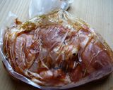 照り焼きハーブチキンのベーグルサンド作り方3写真