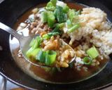 最貧の具なしカレーに納豆と葱作り方8写真