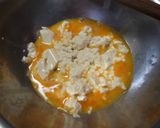 玉子1個で4人分!豆腐チーズオムレツ!作り方3写真