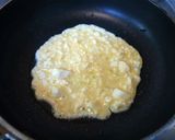 玉子1個で4人分!豆腐チーズオムレツ!作り方4写真