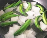 箸休めに♡おくらと大根の香味梅だれ和え作り方1写真