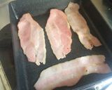 だし巻きチーズベーコン作り方1写真