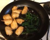 とり胸ほうれん卵の三色丼★作り方6写真