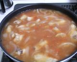 鶏肉とアボカドのトマトスープ作り方4写真