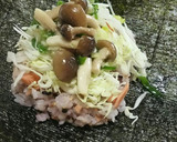 シメジとネギの塩麹炒めのおにぎらず作り方7写真