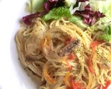 アンチョビのスパゲッティーニ作り方5写真