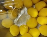 カボチャ白玉のゴマみたらしあん作り方4写真
