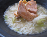 残りご飯で白菜と鮭の簡単雑炊作り方7写真