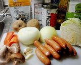 ザックリ具沢山！うちのミネストローネ作り方1写真