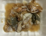ホタテのヒモのバター醤油炒め作り方1写真