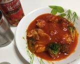 鶏ももアラビアータ作り方5写真