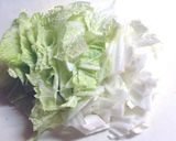 くばらスープの素で白菜とじゃがいもスープ作り方1写真