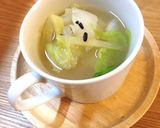 くばらスープの素で白菜とじゃがいもスープ作り方6写真
