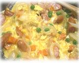ランチにどうぞ♪超簡単☆洋風玉子丼☆作り方4写真