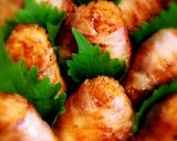 簡単！冷凍焼きおにぎりde肉巻きおむすび作り方6写真