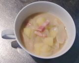 ソイッシュ入り、じゃがいもと玉ねぎスープ作り方5写真