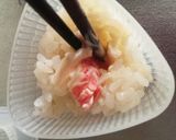 カニマヨおにぎり♪簡単！作り方5写真