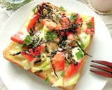 かにかま×セロリの塩昆布レモントースト作り方4写真
