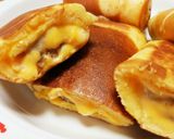 忙しい朝に！ブリトー風ハムチーズパン♪作り方10写真