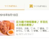 圧力鍋で時短簡単♪ 手羽元と大根の煮物♪作り方4写真