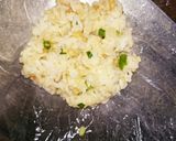 お昼にど～ぞ！残りご飯でたぬきおにぎり作り方2写真