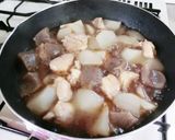 がっつり美味しい♪鶏・大根・蒟蒻の煮物作り方10写真