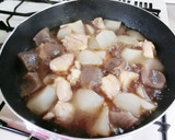 がっつり美味しい♪鶏・大根・蒟蒻の煮物作り方10写真