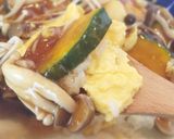 ほっこりカボチャの玉子丼☆きのこあんかけ作り方7写真