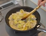 白菜とほたてのクリーム煮作り方6写真