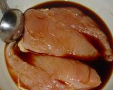 大人の味！むね肉と白菜のカラシ醤油がけ作り方1写真