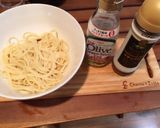 真赤なトマトとカッテージチーズ冷製パスタ作り方7写真
