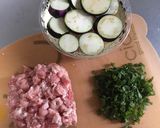 大葉入り肉団子茄子のトマソチーズ焼き♪♪作り方1写真